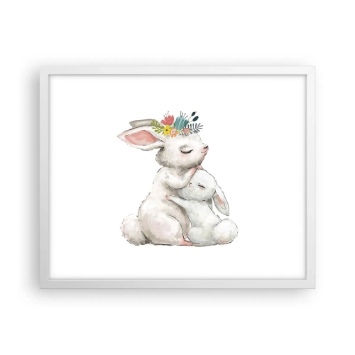 Poszter fekete keretben - Nincs olyan, mint anyánál - 50x40 cm