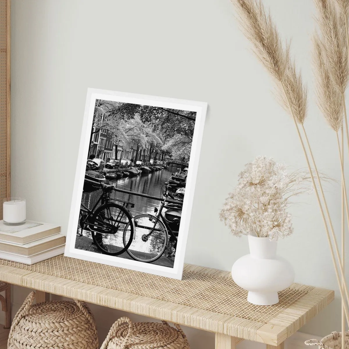 Poszter fekete keretben - Nagyon holland látvány - 61x91 cm
