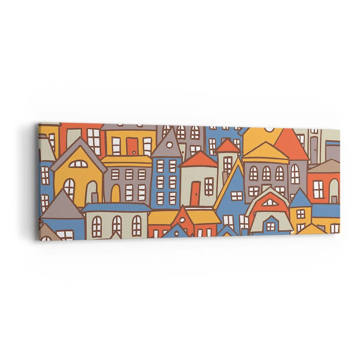 Vászonkép - A ház mögött van a ház - 90x30 cm