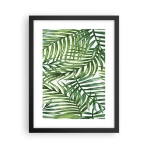 Poszter fehér keretben - A zöld lombkorona alatt - 30x40 cm