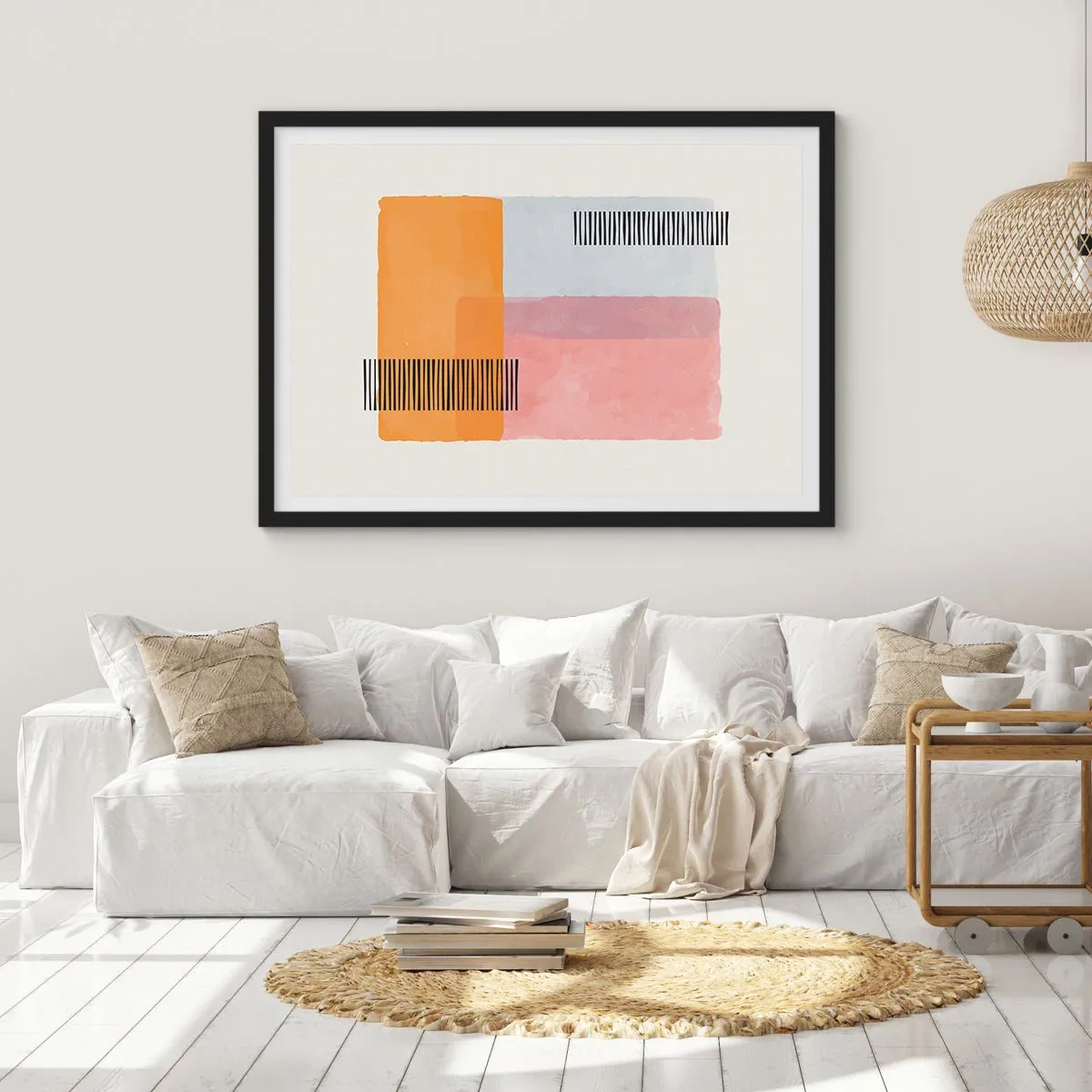 Poszter fehér keretben - Saroktól sarokig - 91x61 cm