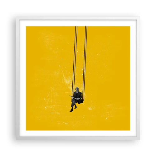 Poszter fekete keretben - Egy nap, mint a többi - 60x60 cm