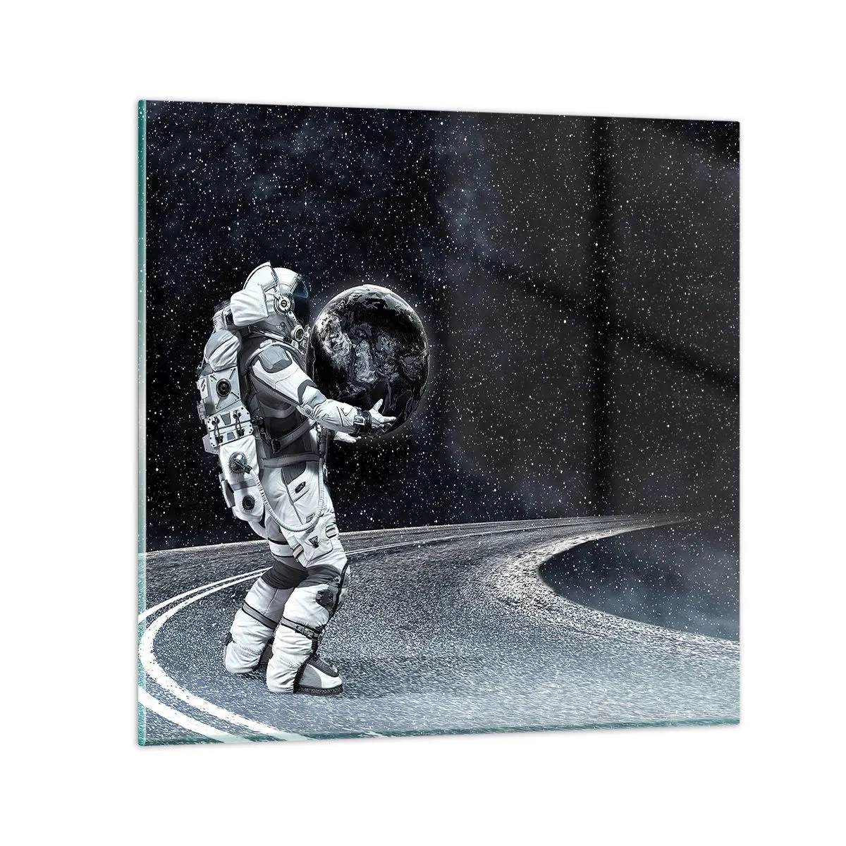 Üveg kép - A Tejúton - 40x40 cm