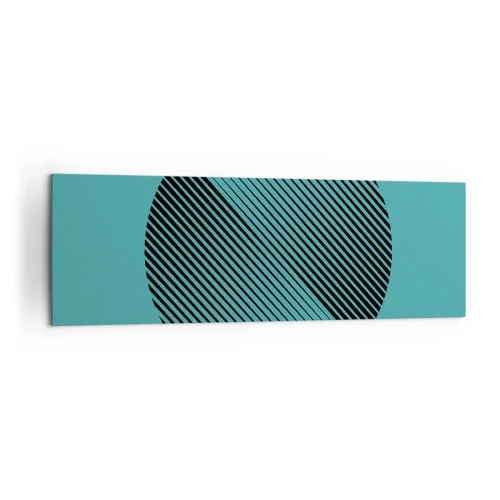 Vászonkép - A kör - egy geometriai variáció - 160x50 cm