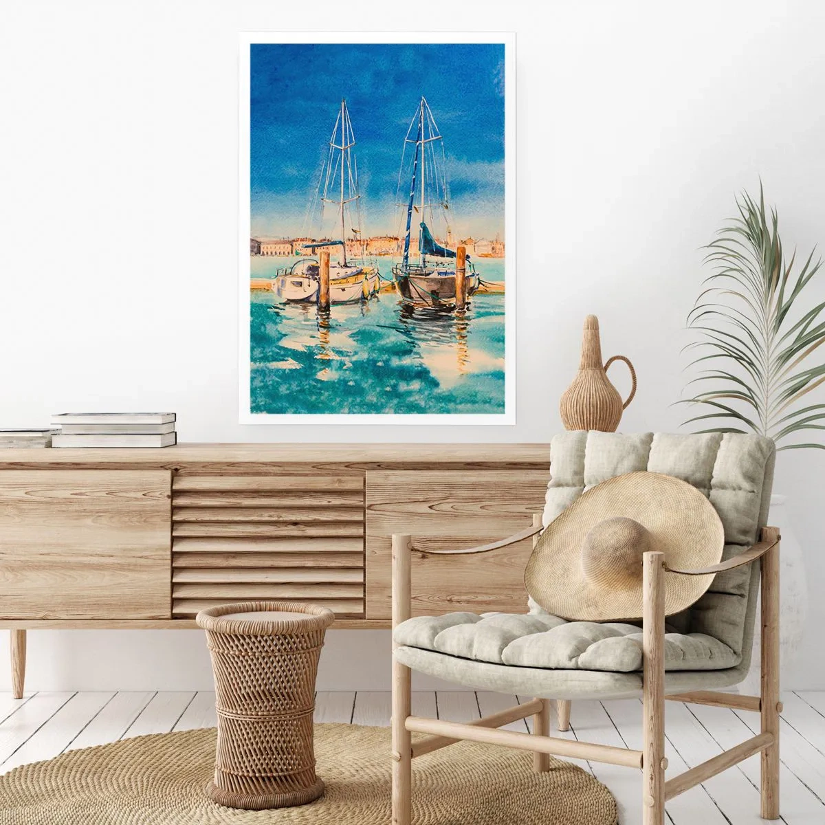 Poszter - Napos lagúna - 50x70 cm