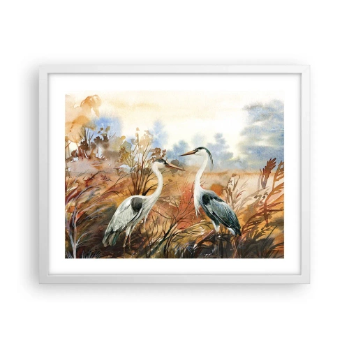 Poszter fekete keretben - Hová ősszel? - 50x40 cm