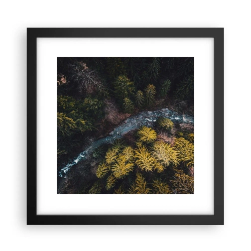 Poszter fehér keretben - Gyorsan, egyre gyorsabban - 30x30 cm