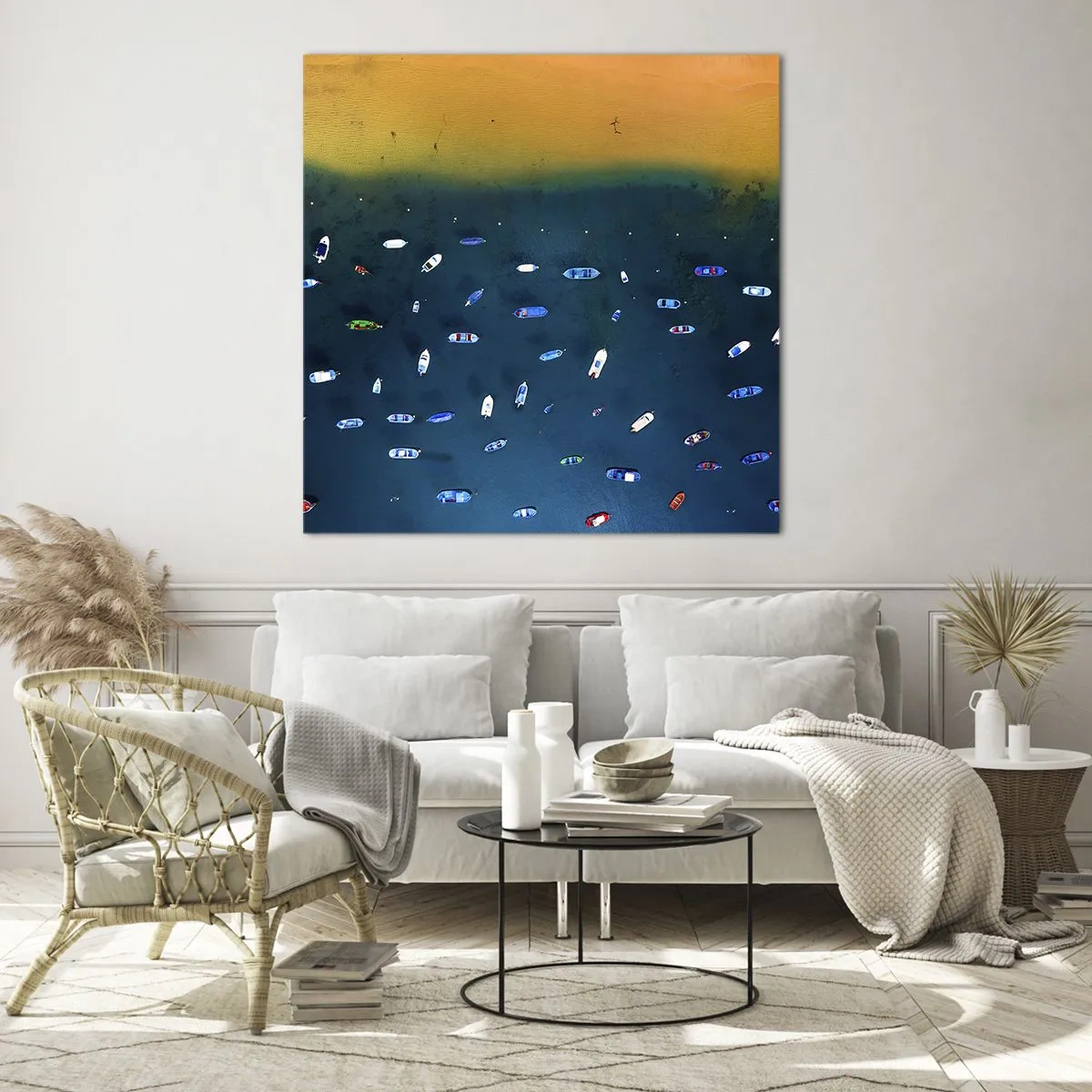 Üveg kép - Egy ünnepi játék - 40x40 cm