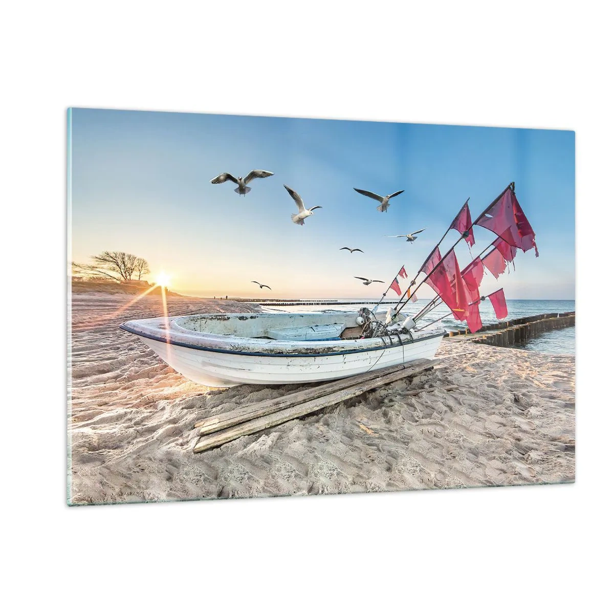 Üveg kép - Megérdemelt pihenés - 120x80 cm