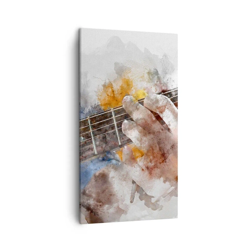 Vászonkép - Költészet a húrok között - 45x80 cm