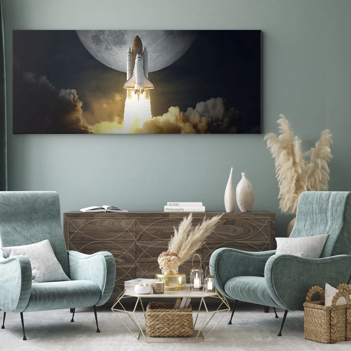 Vászonkép - Egy földöntúli kaland kezdete - 100x40 cm
