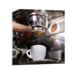 Üveg kép - A nap egy jó pillanata - 50x50 cm