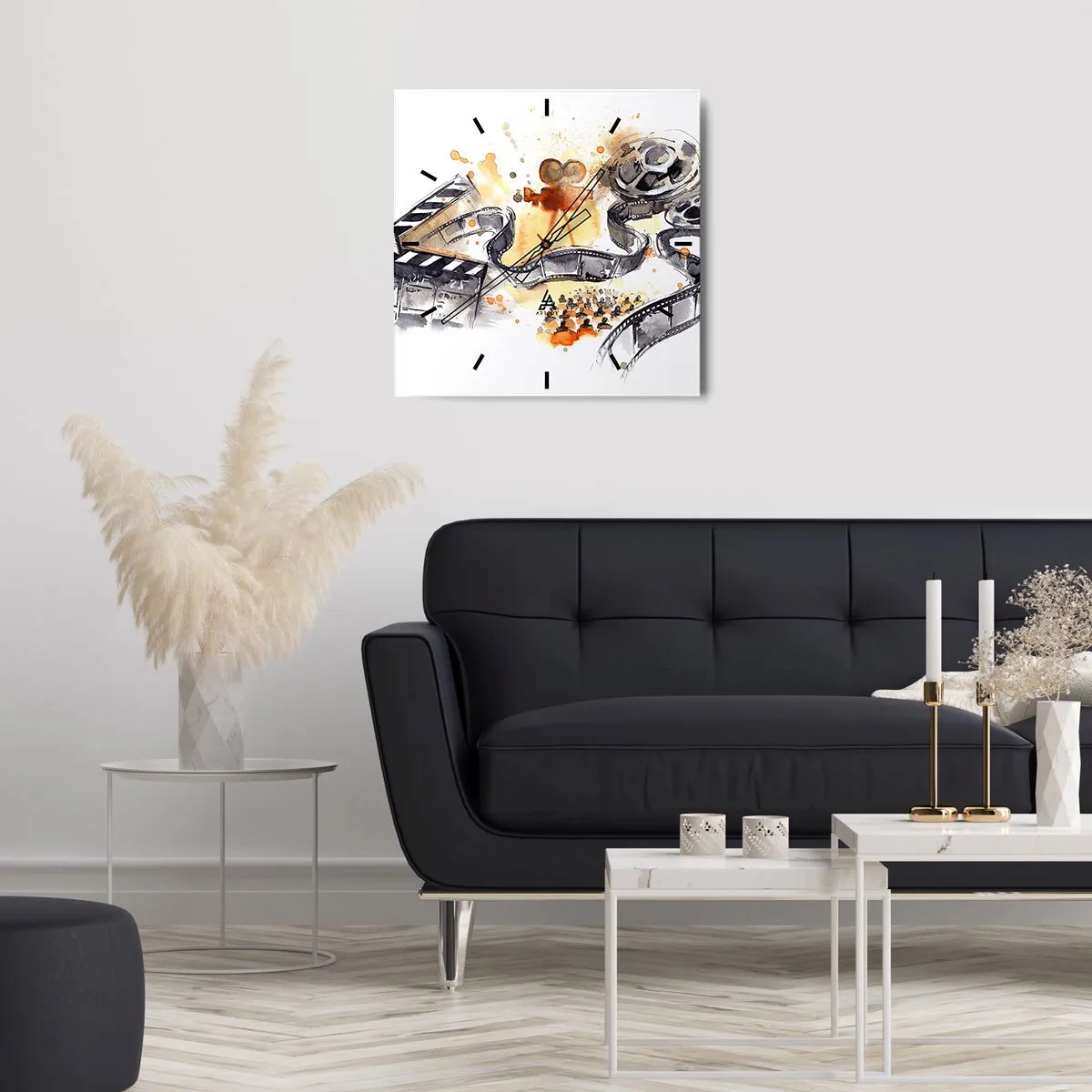 Falióra, Óra - Az álmok földjén - 40x40 cm