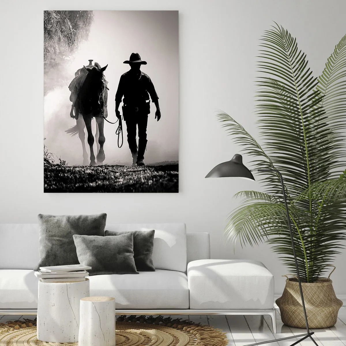 Üveg kép - Texasi reggel - 50x70 cm