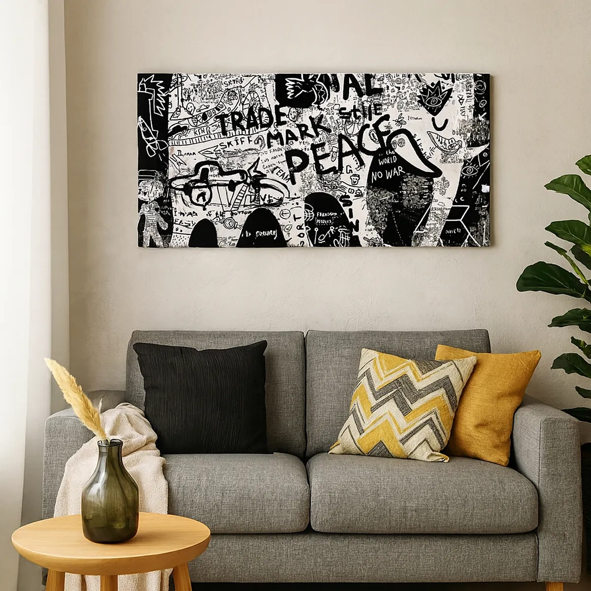 Vászonkép - Gazdag utcavilág - 30x30 cm