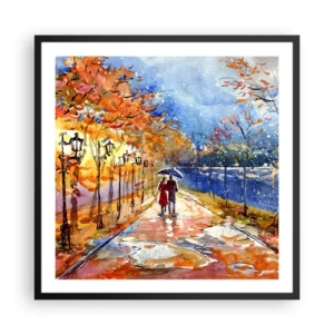 Poszter fehér keretben - Együtt az idő határáig - 60x60 cm