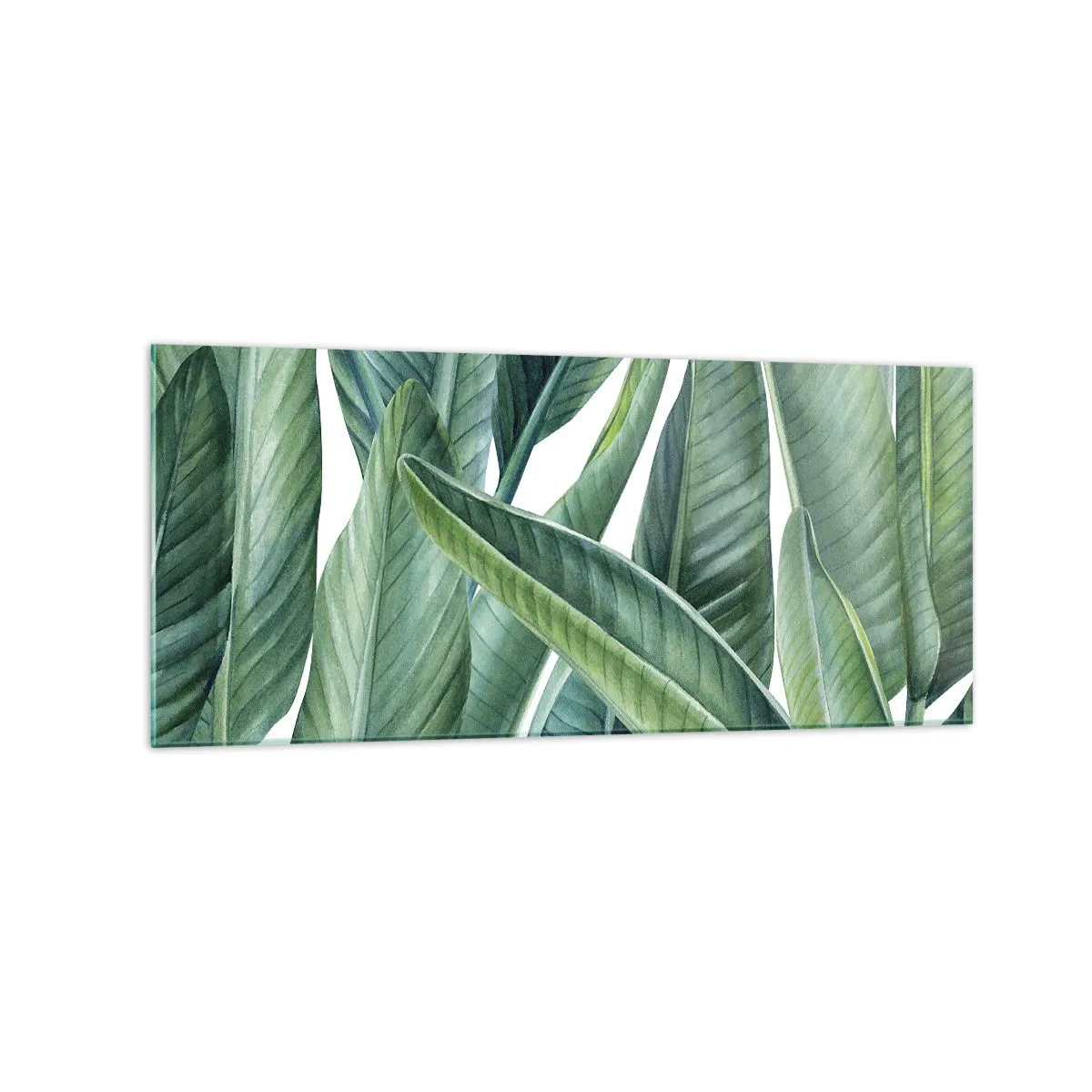 Üveg kép - Zöld önmagában - 120x50 cm