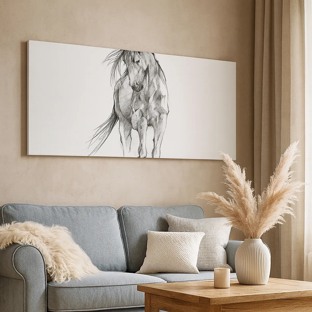 Vászonkép - Kecses ügetésben - 30x30 cm