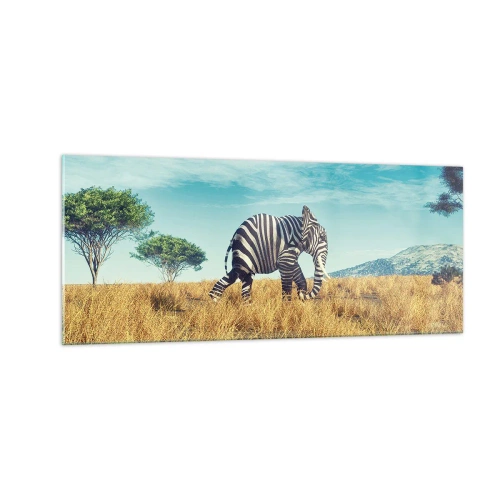 Üveg kép - A szürke már nem menő - 100x40 cm