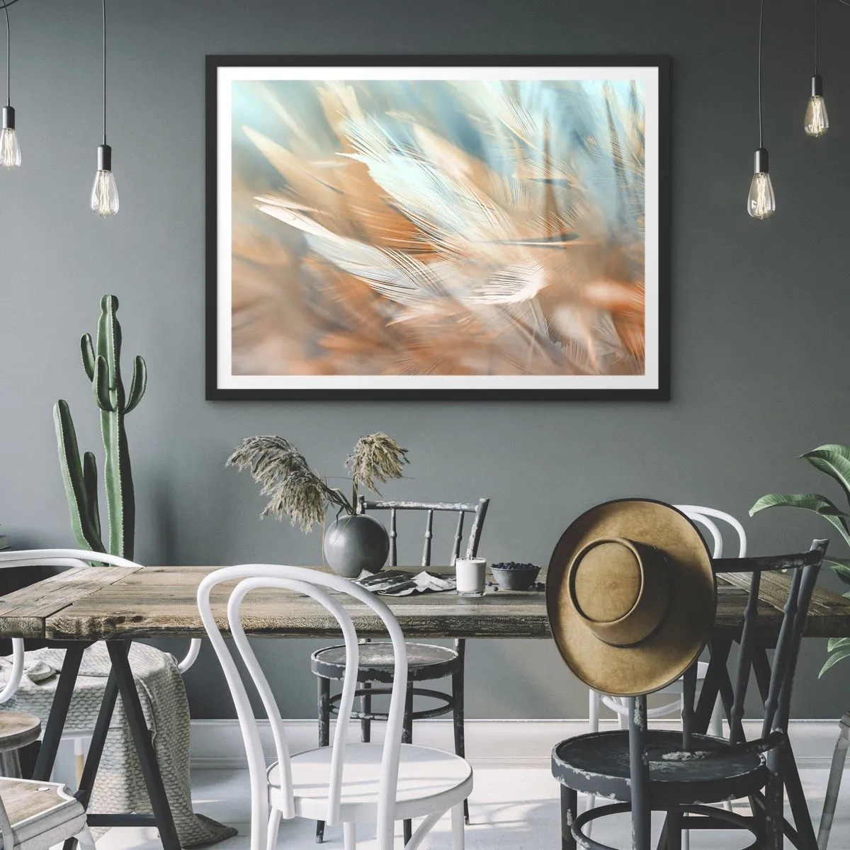 Poszter fehér keretben - A szelídség földjén - 91x61 cm