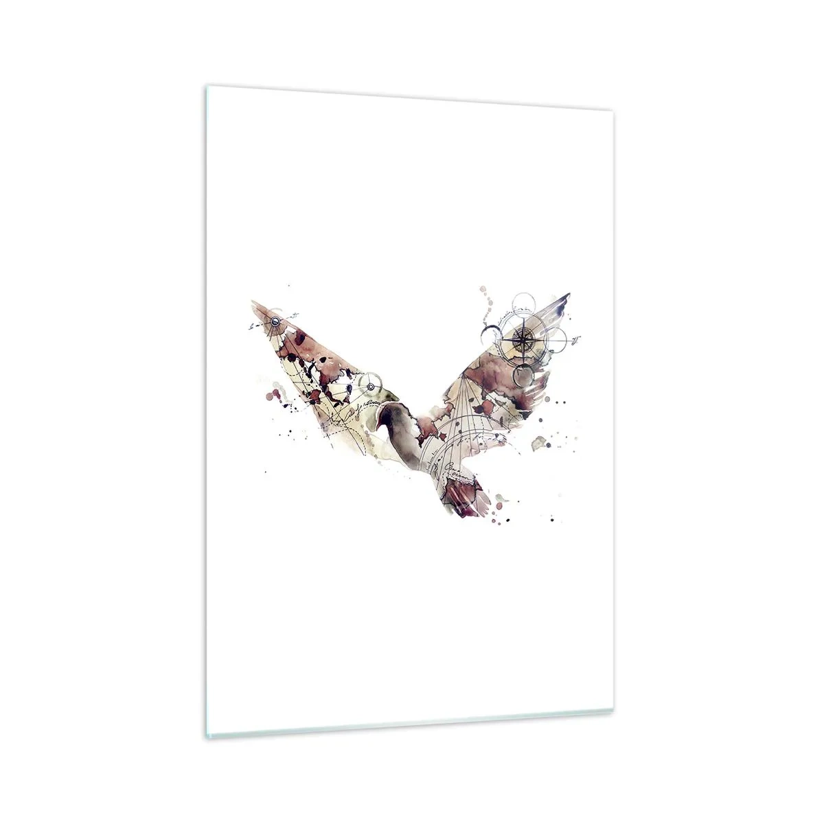 Üveg kép - Szabadtéri vándor - 50x70 cm