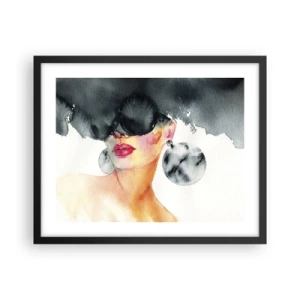 Poszter fehér keretben - Az elegancia titka - 50x40 cm