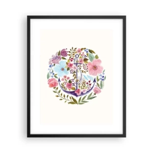 Poszter fehér keretben - Egy tengerész jó éjszakai alvása - 40x50 cm