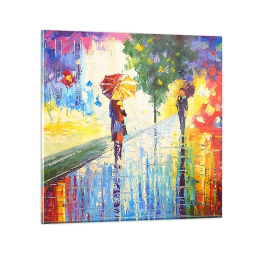 Üveg kép - És minden világos - 40x40 cm