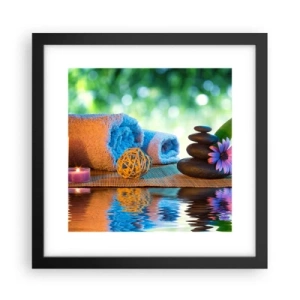 Poszter fehér keretben - Idő a testnek - 30x30 cm