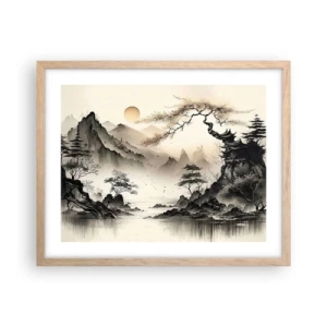 Poszter világos tölgy keretben - A Kelet egyedülálló varázsa - 50x40 cm