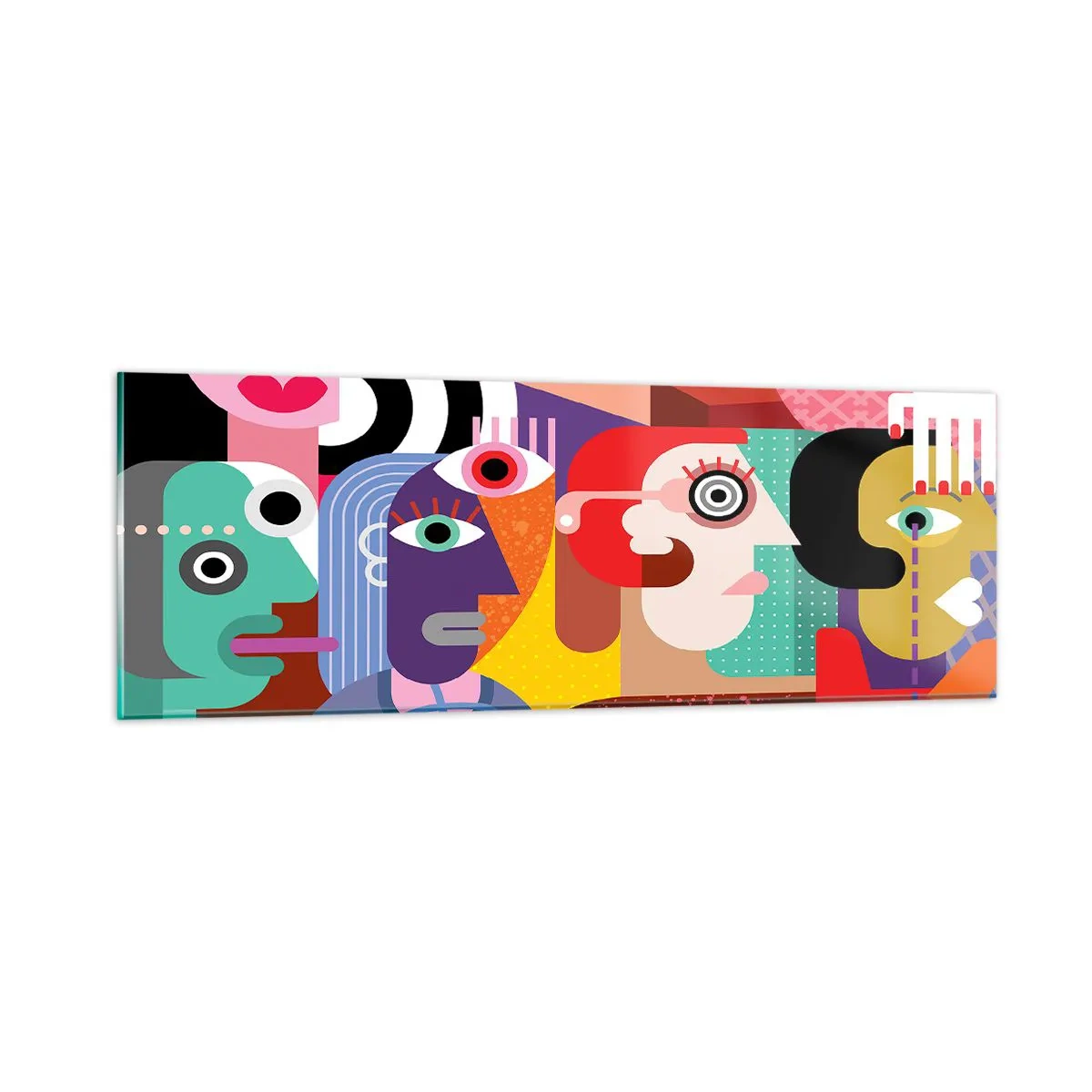 Üveg kép - Picassó úrtól vagyunk - 90x30 cm
