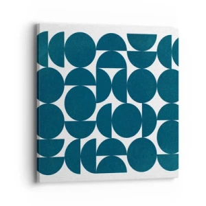 Vászonkép - Körök és félkörök - 40x40 cm