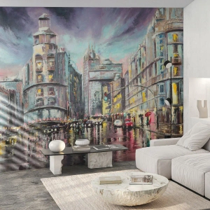 Öntapadós Fotótapéta Deluxe Sticker - Sikeres este lesz - Város, Madrid, Építészet - 200x140 cm