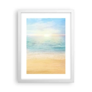 Poszter fekete keretben - Nagy kékség - 30x40 cm