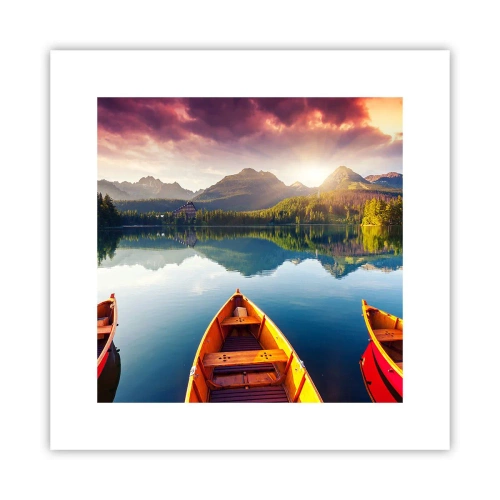 Poszter - Semmi a természet ellen - 30x30 cm