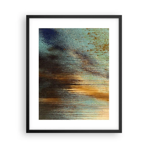 Poszter fehér keretben - Egy nem véletlen színes kompozíció - 40x50 cm