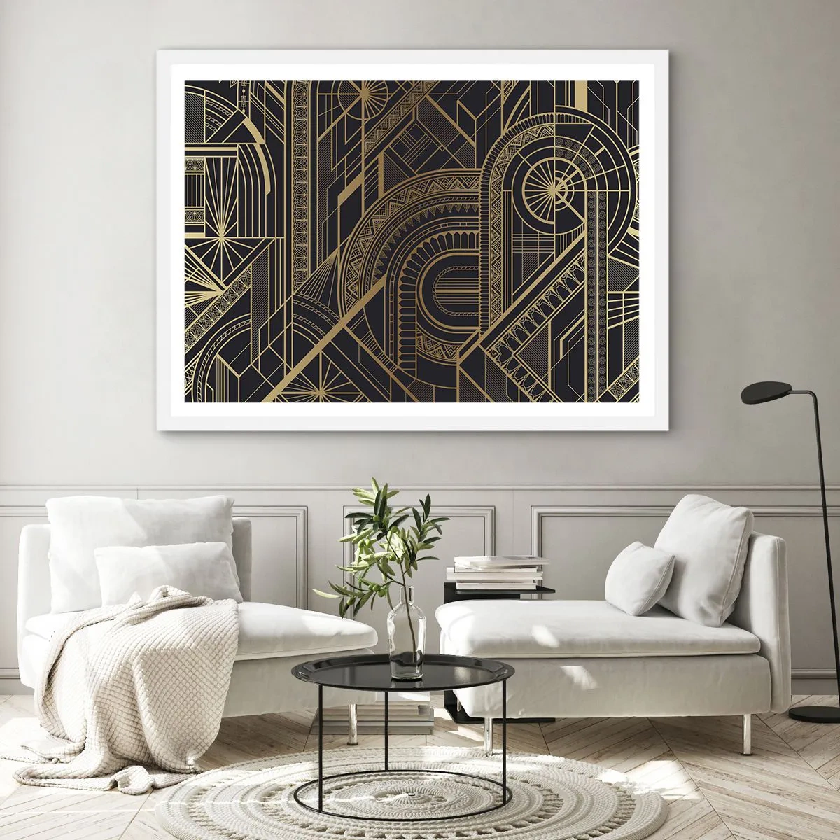 Poszter fekete keretben - Koncepciók, ötletek, tervek - 91x61 cm