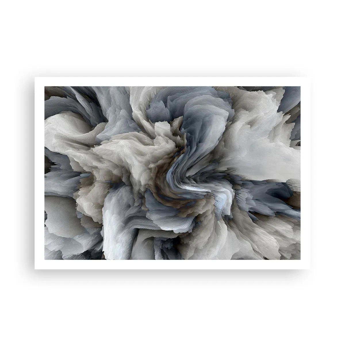 Poszter - Kő és virág - 100x70 cm