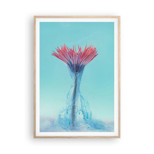 Poszter világos tölgy keretben - Élénkítő ölelésben - 70x100 cm