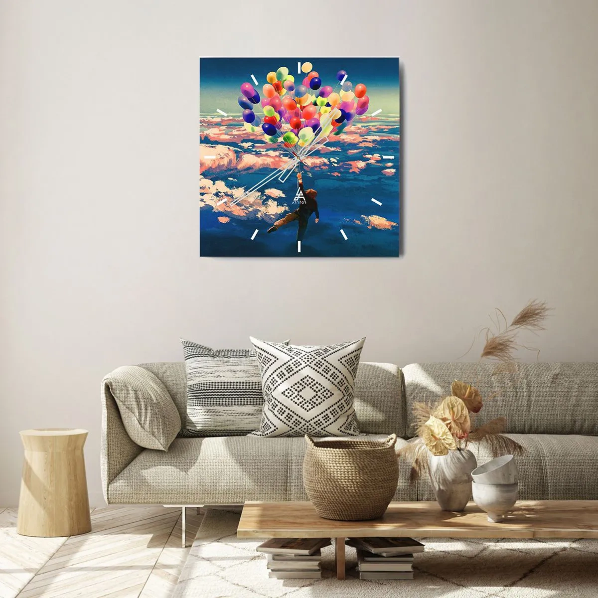 Falióra, Óra - Egy gyermekkori álom valóra vált - 30x30 cm