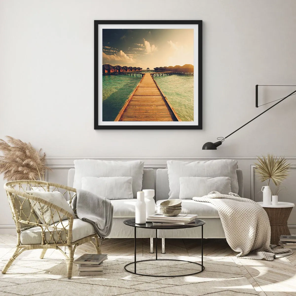 Poszter fehér keretben - Tiszteletteljes meghívás - 50x50 cm