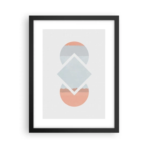 Poszter fehér keretben - A helyzet egyértelmű - 30x40 cm