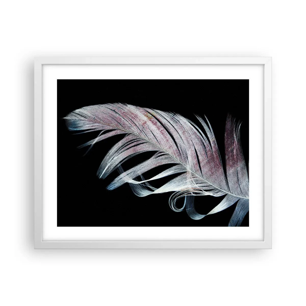 Poszter fekete keretben - Gondolj az érintésre - 50x40 cm