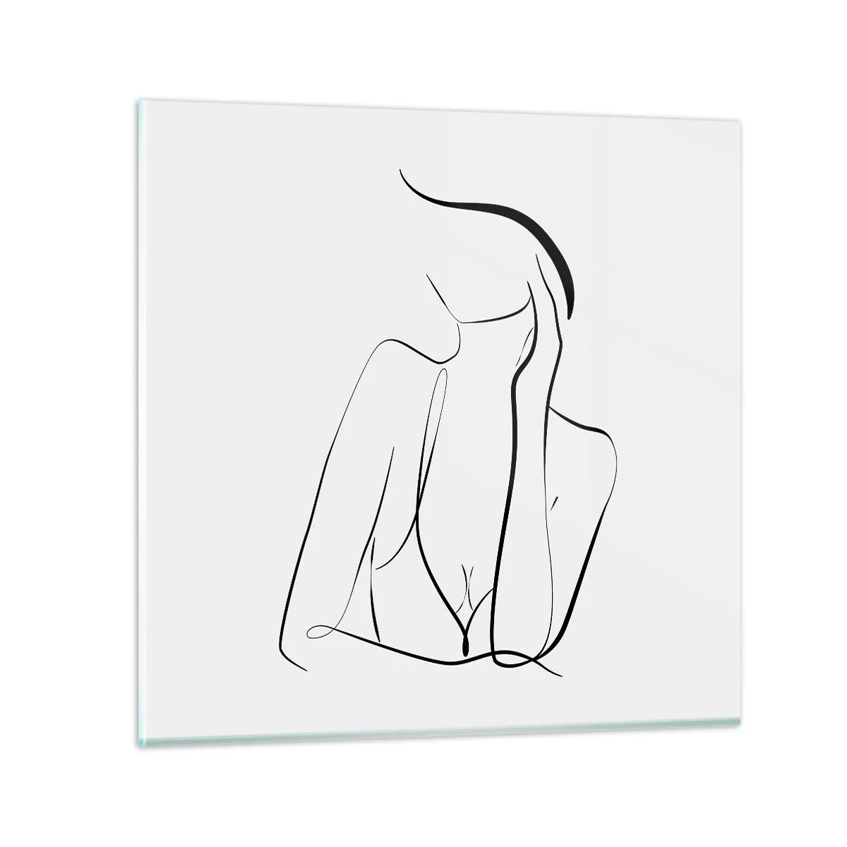 Üveg kép - Az álmok hullámán - 30x30 cm