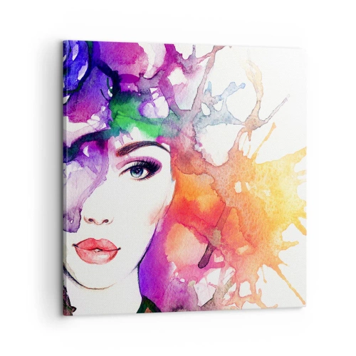 Vászonkép - Fejjel a felhőkben - 60x60 cm