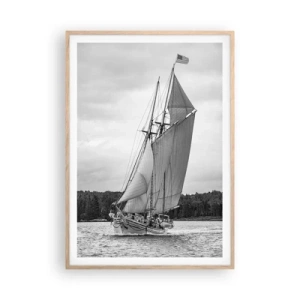 Poszter világos tölgy keretben - A szél testvérei - 70x100 cm