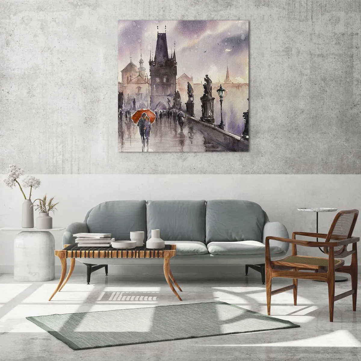 Üveg kép - Az emberek nem változnak - 70x70 cm