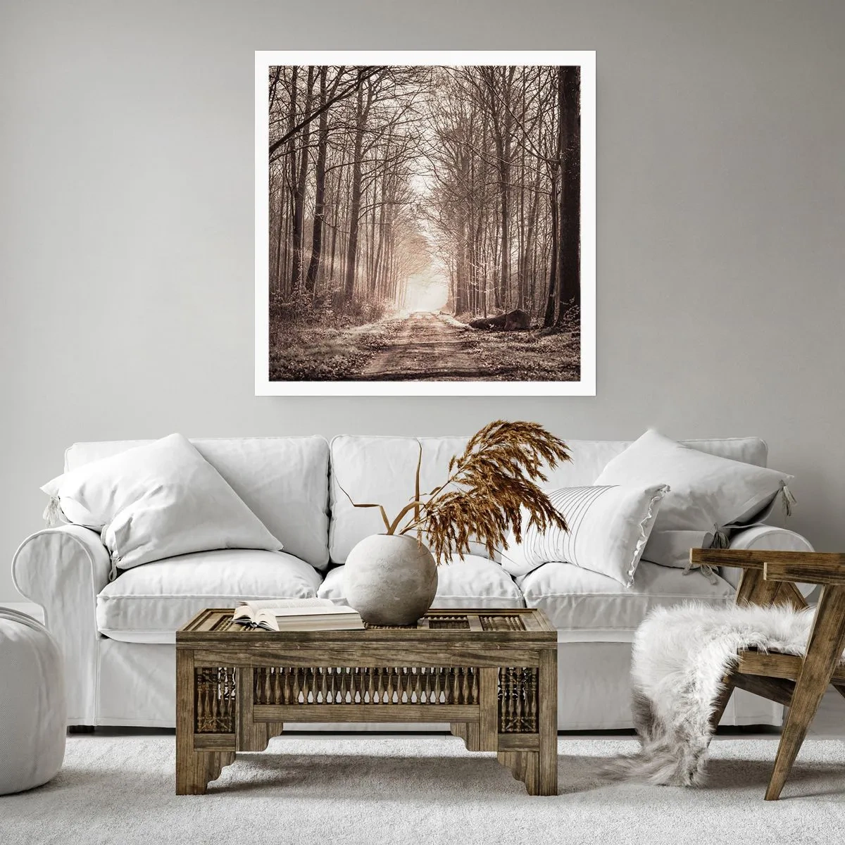 Poszter - Erdei katedrális - 60x60 cm