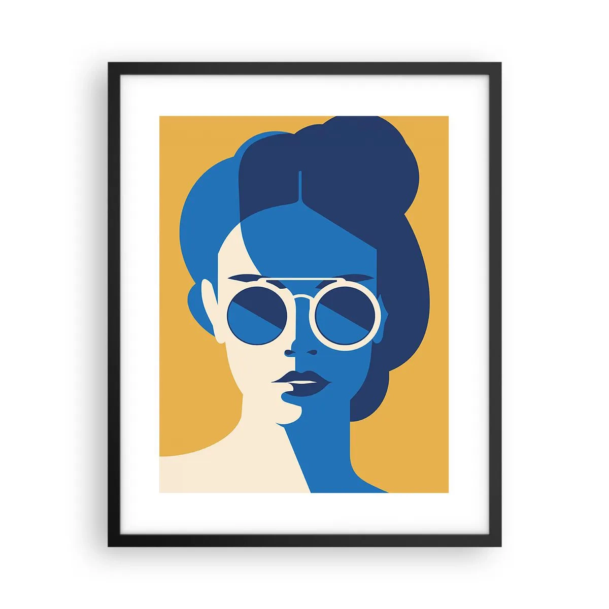 Poszter fehér keretben - Nyári look - 40x50 cm