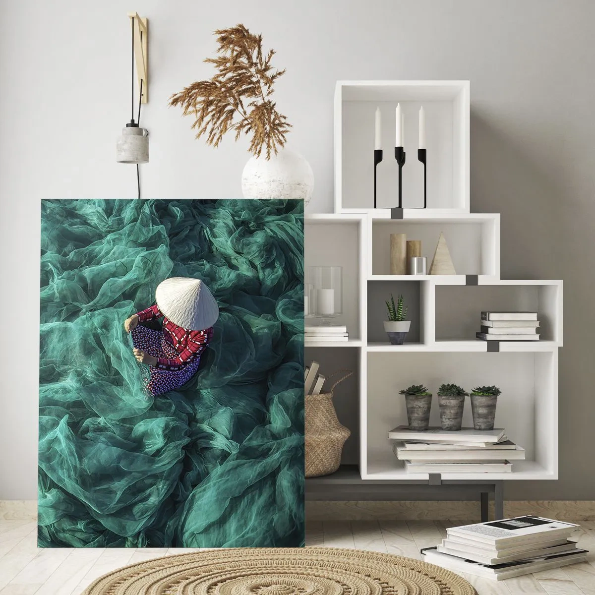 Üveg kép - A hálók tengerében - 50x70 cm